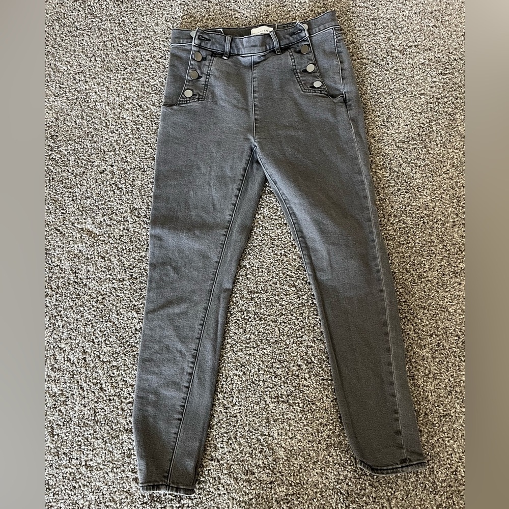 Excellent Used Condition Loft Button Front Jeans Size 27 / 4